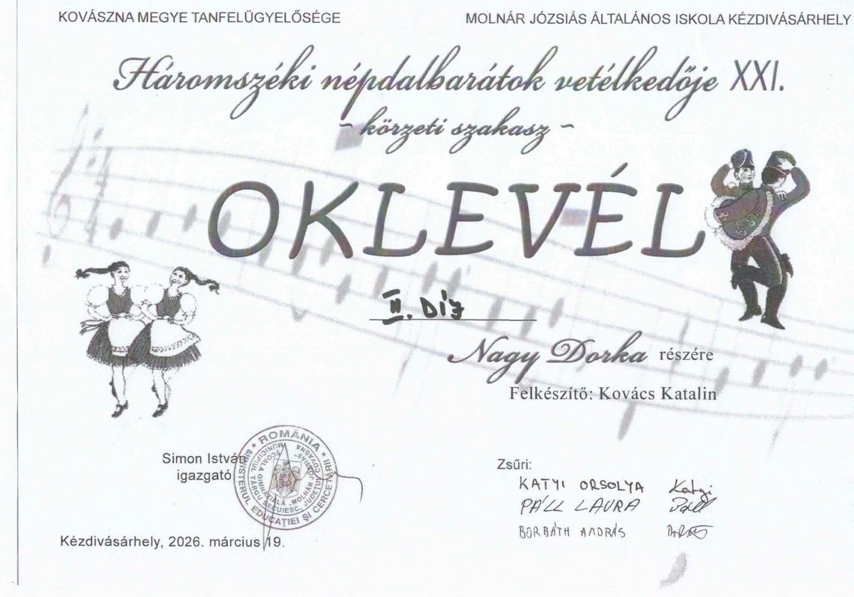 oklevél